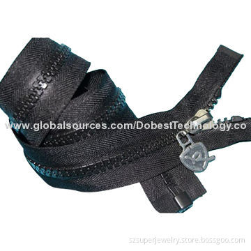 Bag open end resin zipperNew